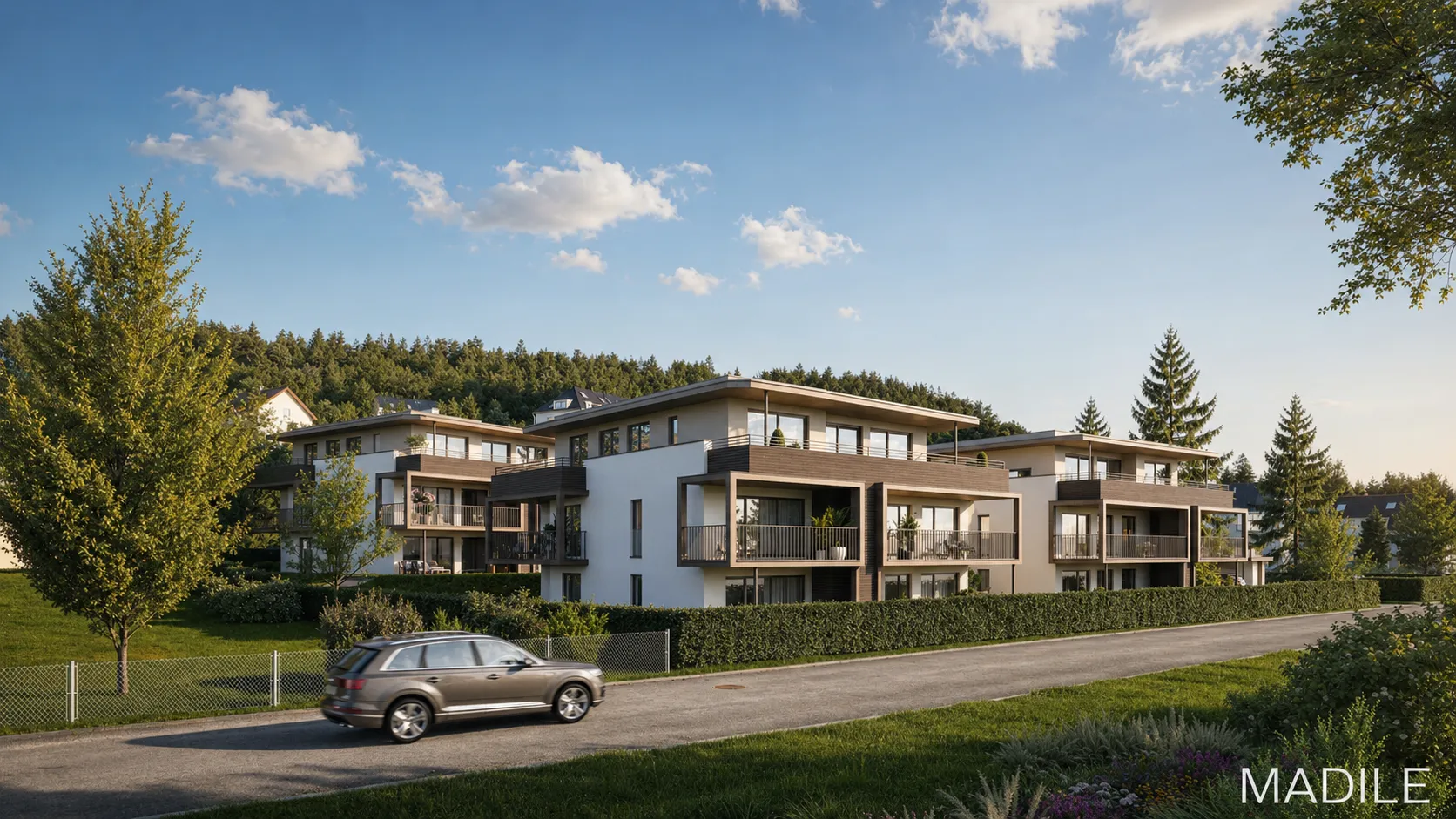 Kreuzbergl Residenzen – Natur genießen, Stadt erleben – Symbolfoto, mit KI bearbeitet